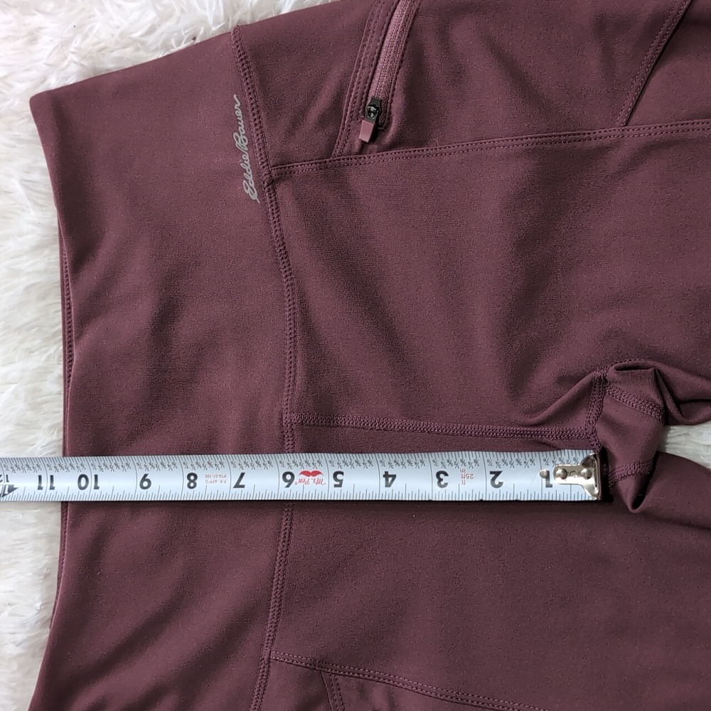 Eddie Bauer Rose Pink High Rise Trail Tight Leggings w/ Zipper Pockets Small - Picture 14 of 15